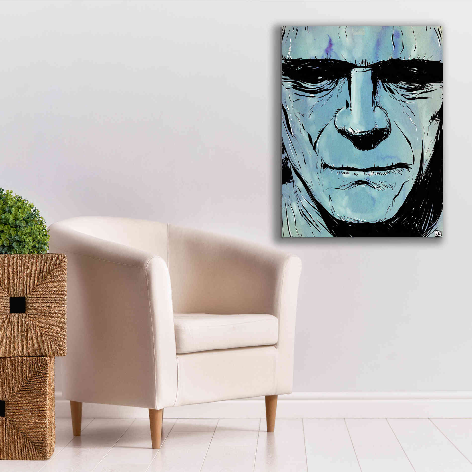 'Frankenstein' by Giuseppe Cristiano, Canvas Wall Art,26 x 34