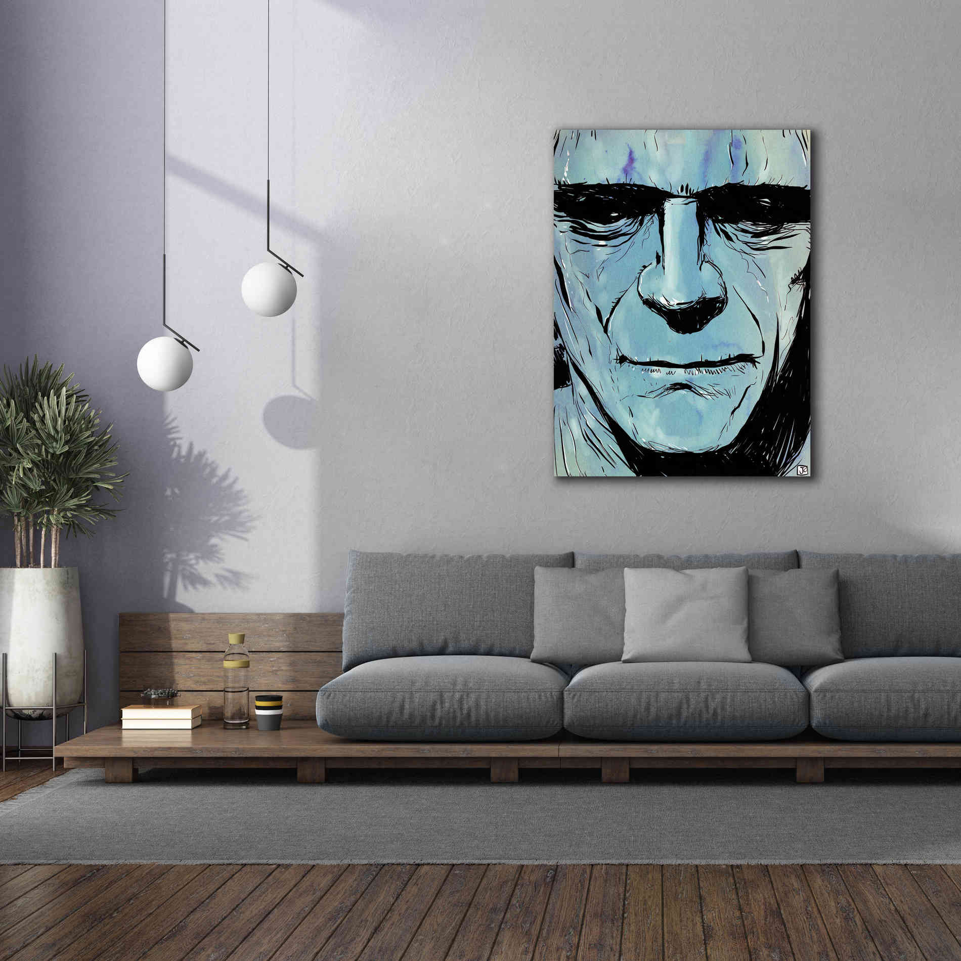 'Frankenstein' by Giuseppe Cristiano, Canvas Wall Art,40 x 54