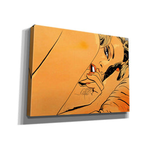 'Girl in bed 1' by Giuseppe Cristiano, Canvas Wall Art