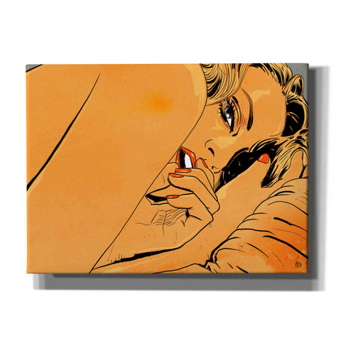 Image of 'Girl in bed 1' by Giuseppe Cristiano, Canvas Wall Art