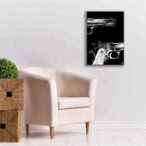 'Guns' by Giuseppe Cristiano, Canvas Wall Art,18 x 26