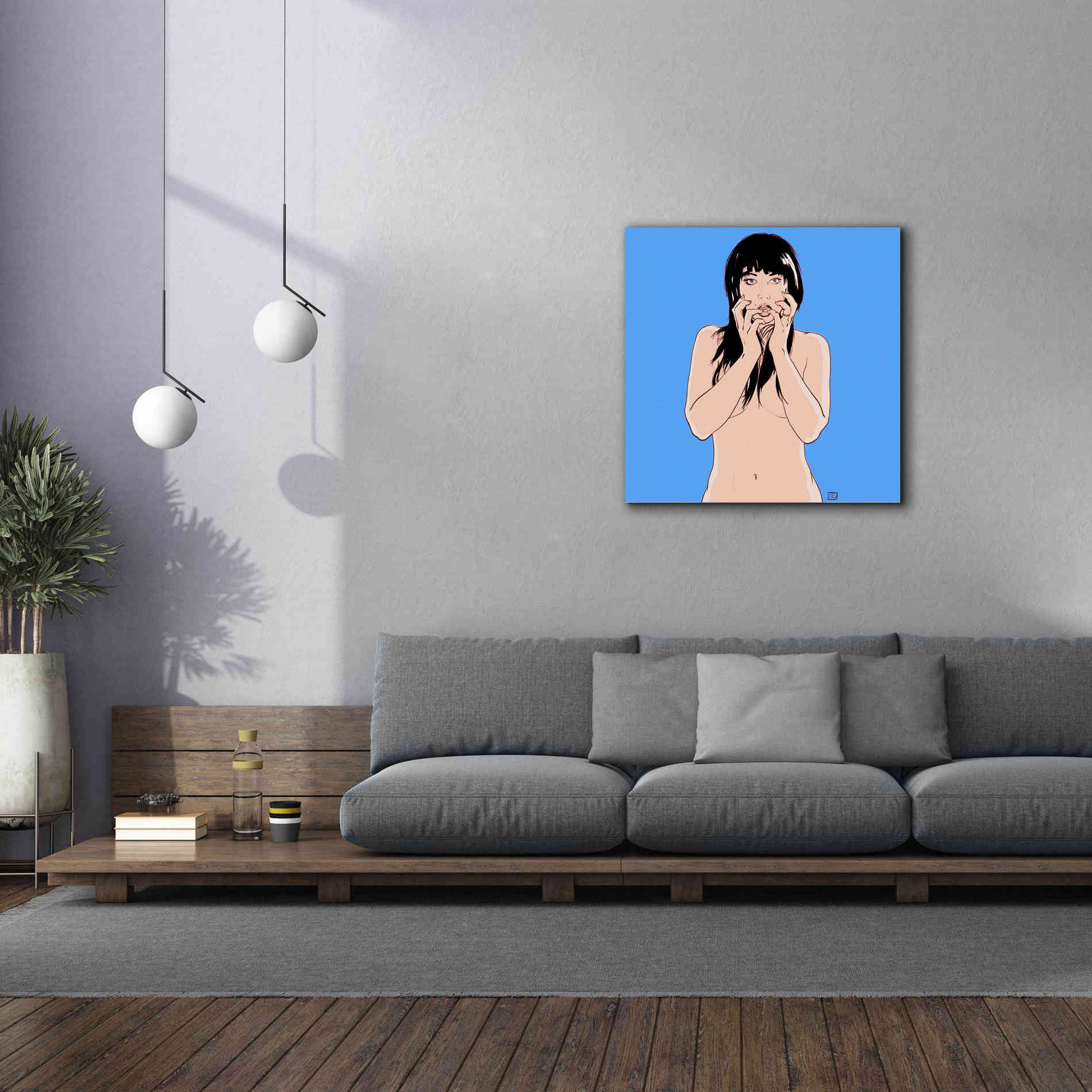 'Hands' by Giuseppe Cristiano, Canvas Wall Art,37 x 37