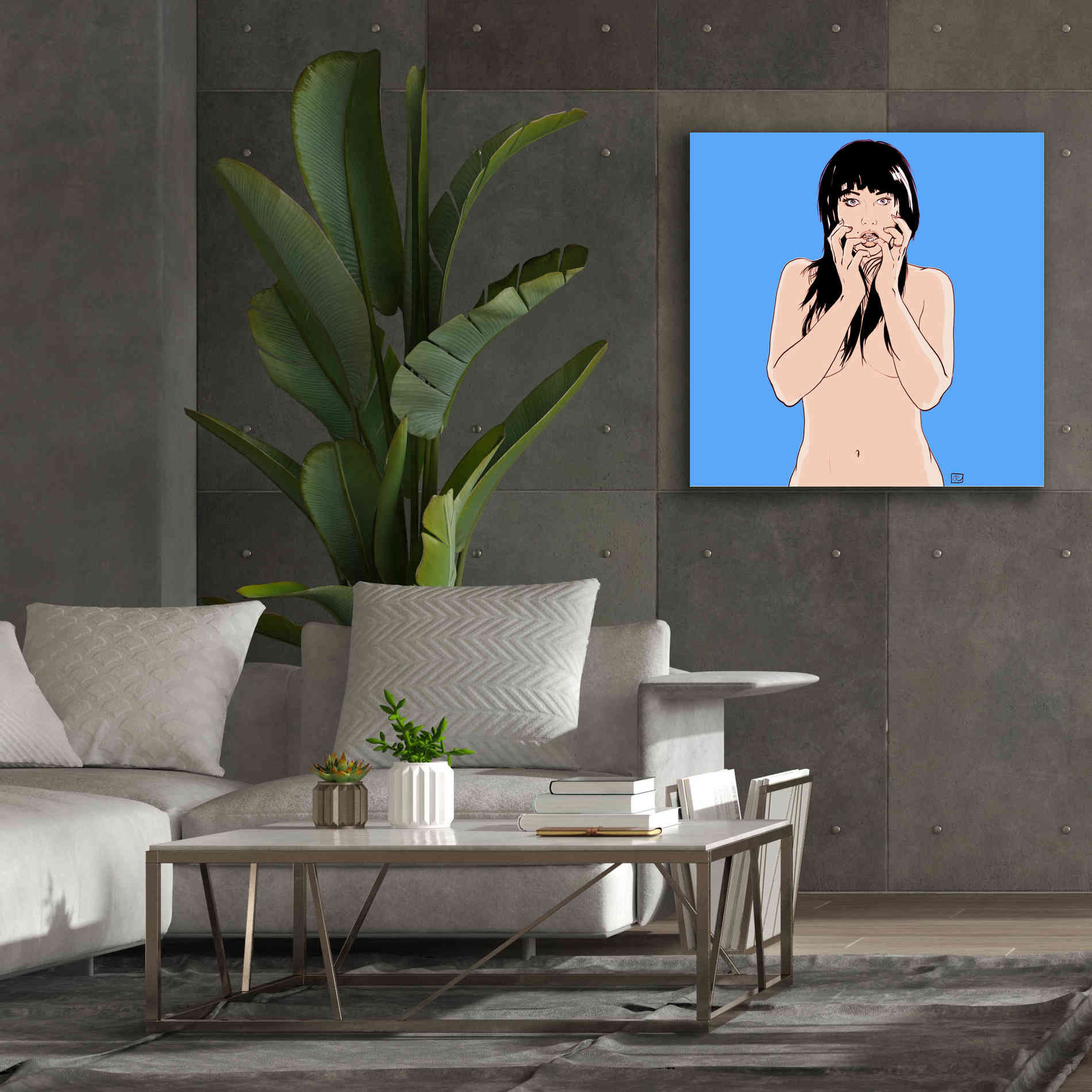 'Hands' by Giuseppe Cristiano, Canvas Wall Art,37 x 37