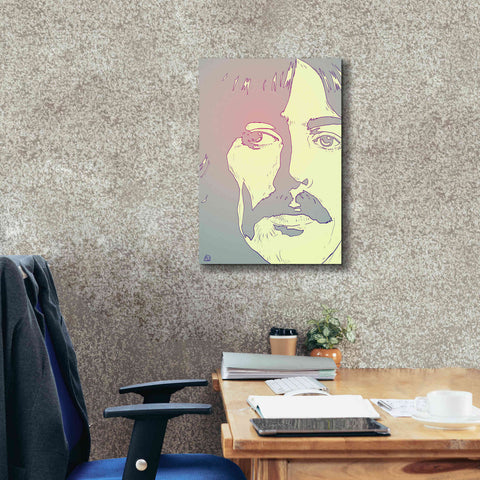 Image of 'George Harrison' by Giuseppe Cristiano, Canvas Wall Art,18 x 26