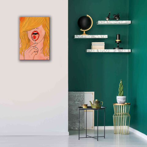 Image of 'Lolipop' by Giuseppe Cristiano, Canvas Wall Art,18 x 26