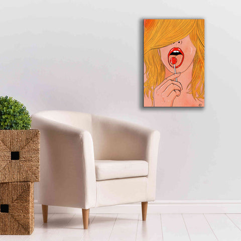 Image of 'Lolipop' by Giuseppe Cristiano, Canvas Wall Art,18 x 26