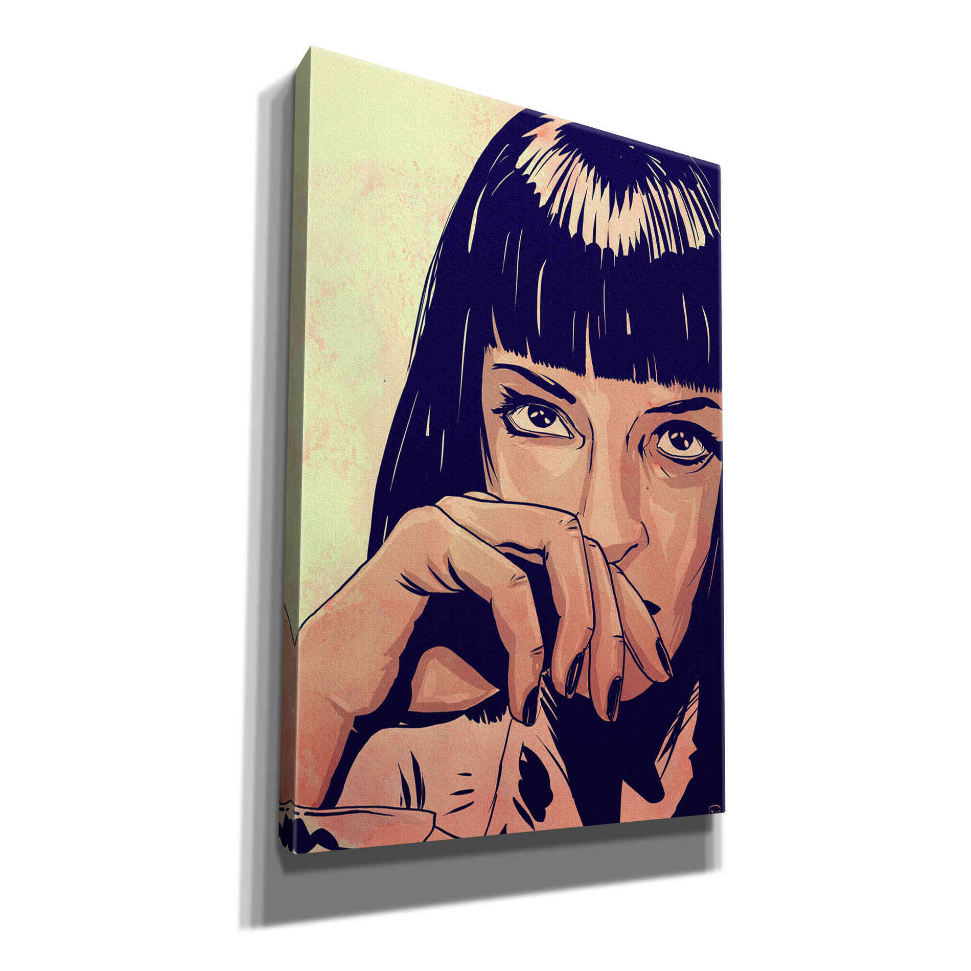 'Mia Wallace' by Giuseppe Cristiano, Canvas Wall Art