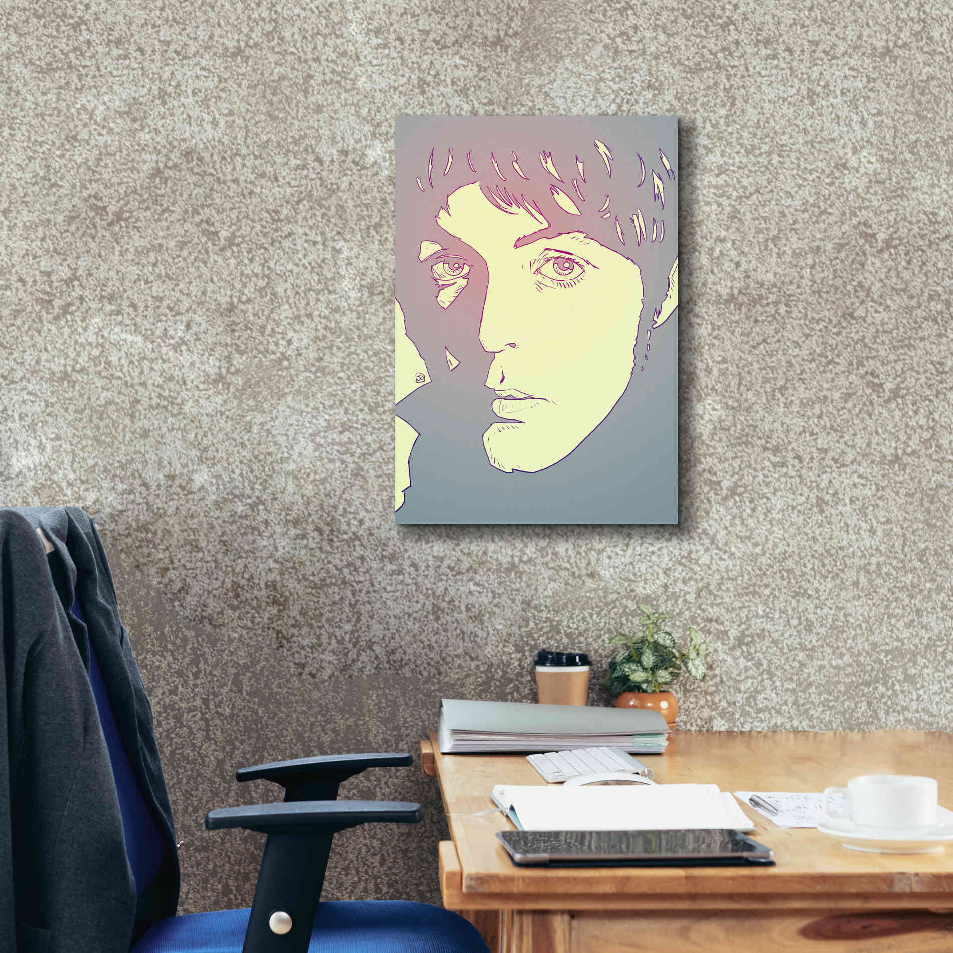 'Paul' by Giuseppe Cristiano, Canvas Wall Art,18 x 26