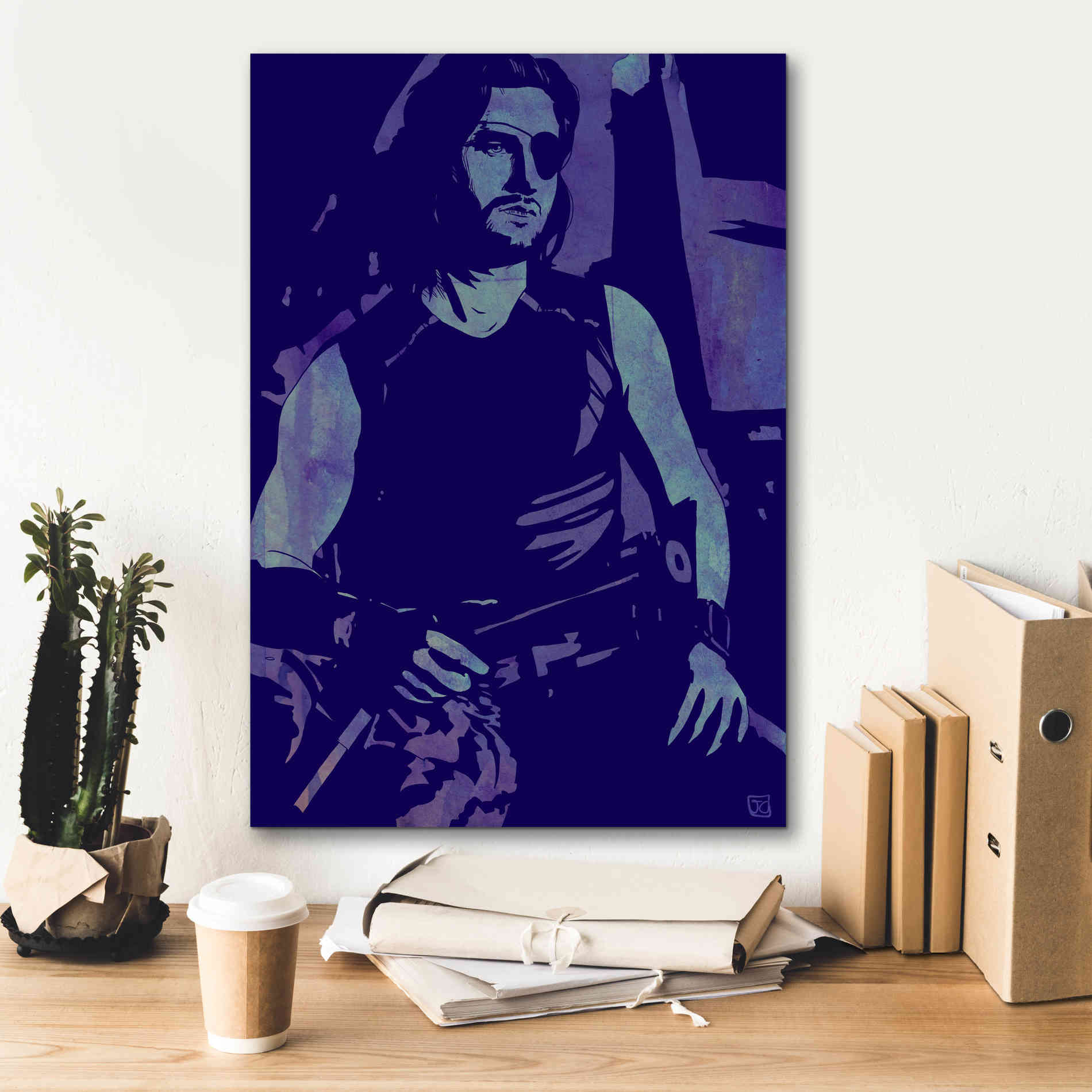 'Plinsken' by Giuseppe Cristiano, Canvas Wall Art,18 x 26