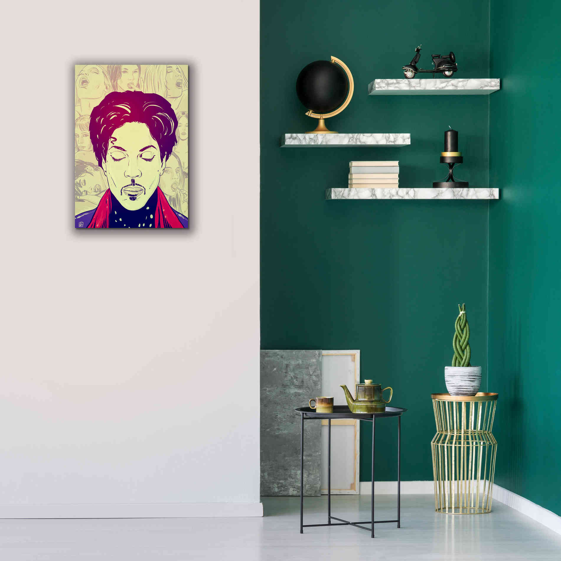 'Prince' by Giuseppe Cristiano, Canvas Wall Art,18 x 26