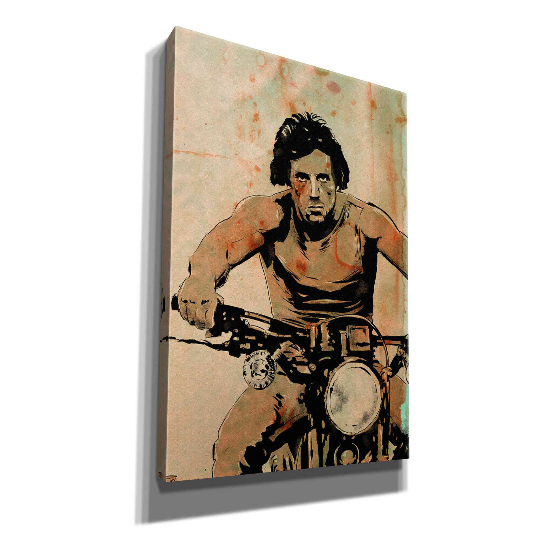 'Rambo' by Giuseppe Cristiano, Canvas Wall Art