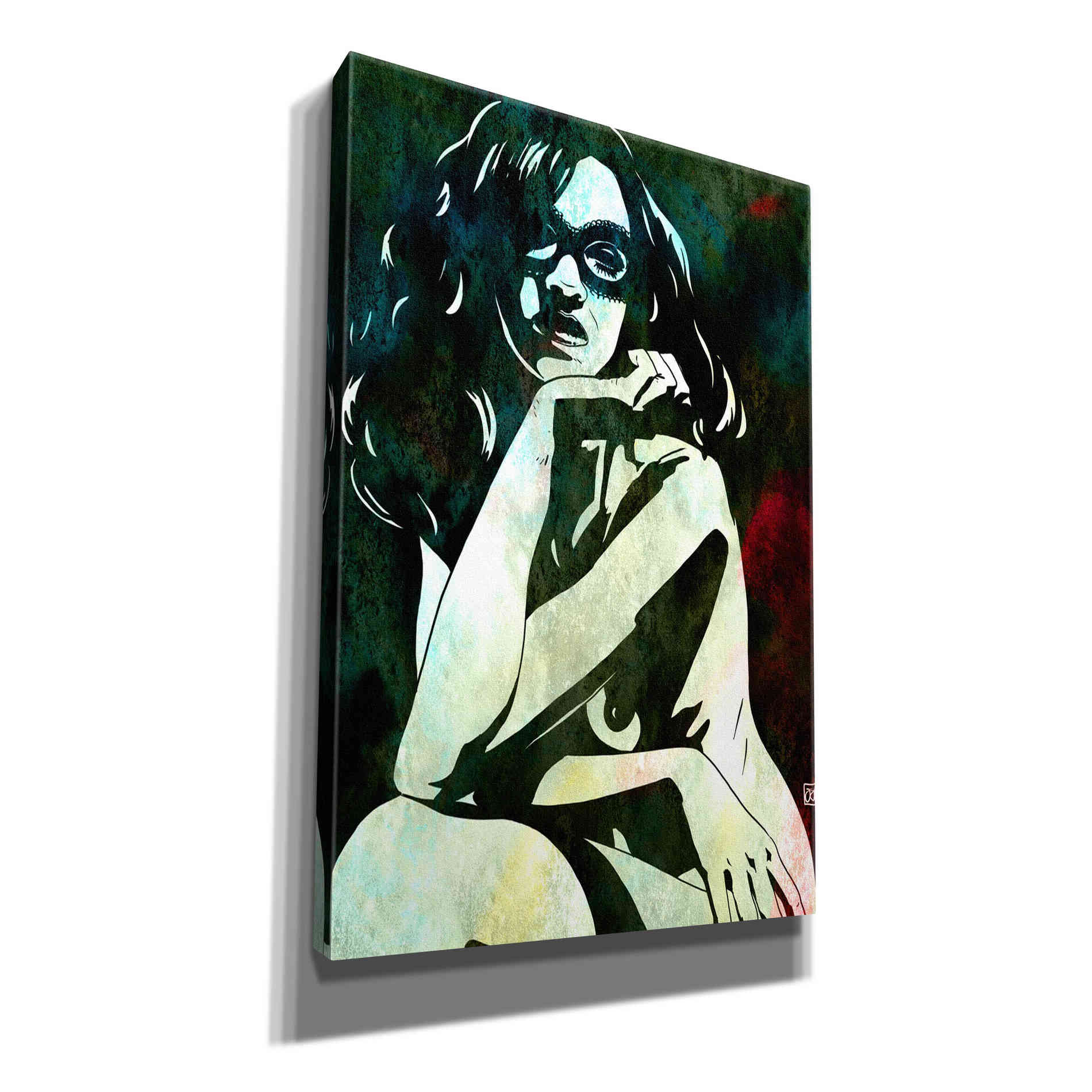 'Relaxed' by Giuseppe Cristiano, Canvas Wall Art