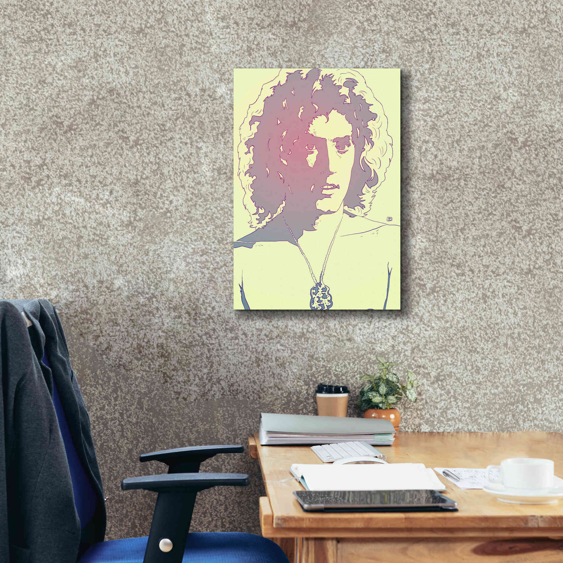 'Roger Daltrey' by Giuseppe Cristiano, Canvas Wall Art,18 x 26