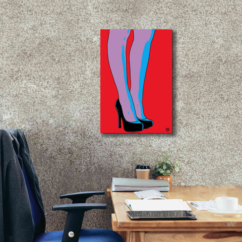 Image of 'Shoes IX' by Giuseppe Cristiano, Canvas Wall Art,18 x 26