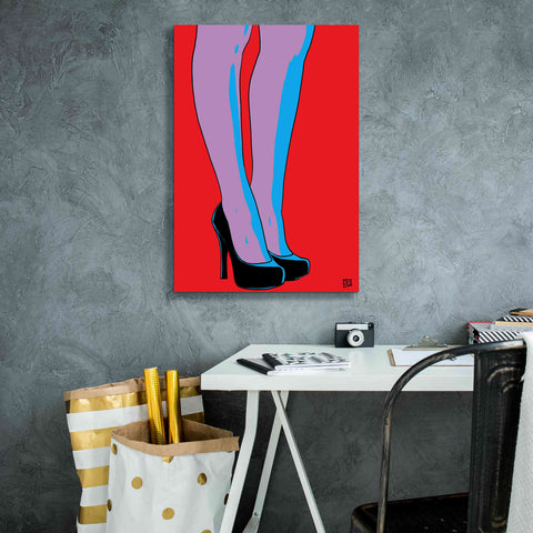 Image of 'Shoes IX' by Giuseppe Cristiano, Canvas Wall Art,18 x 26