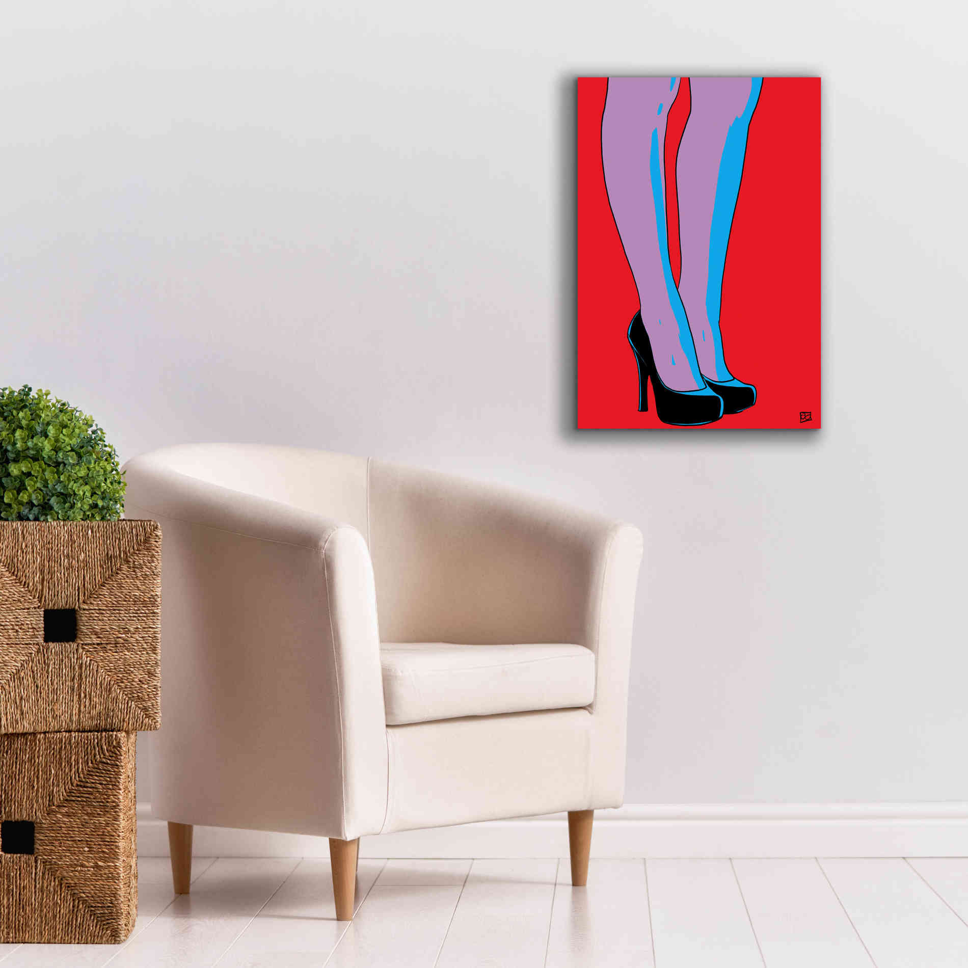 'Shoes IX' by Giuseppe Cristiano, Canvas Wall Art,18 x 26