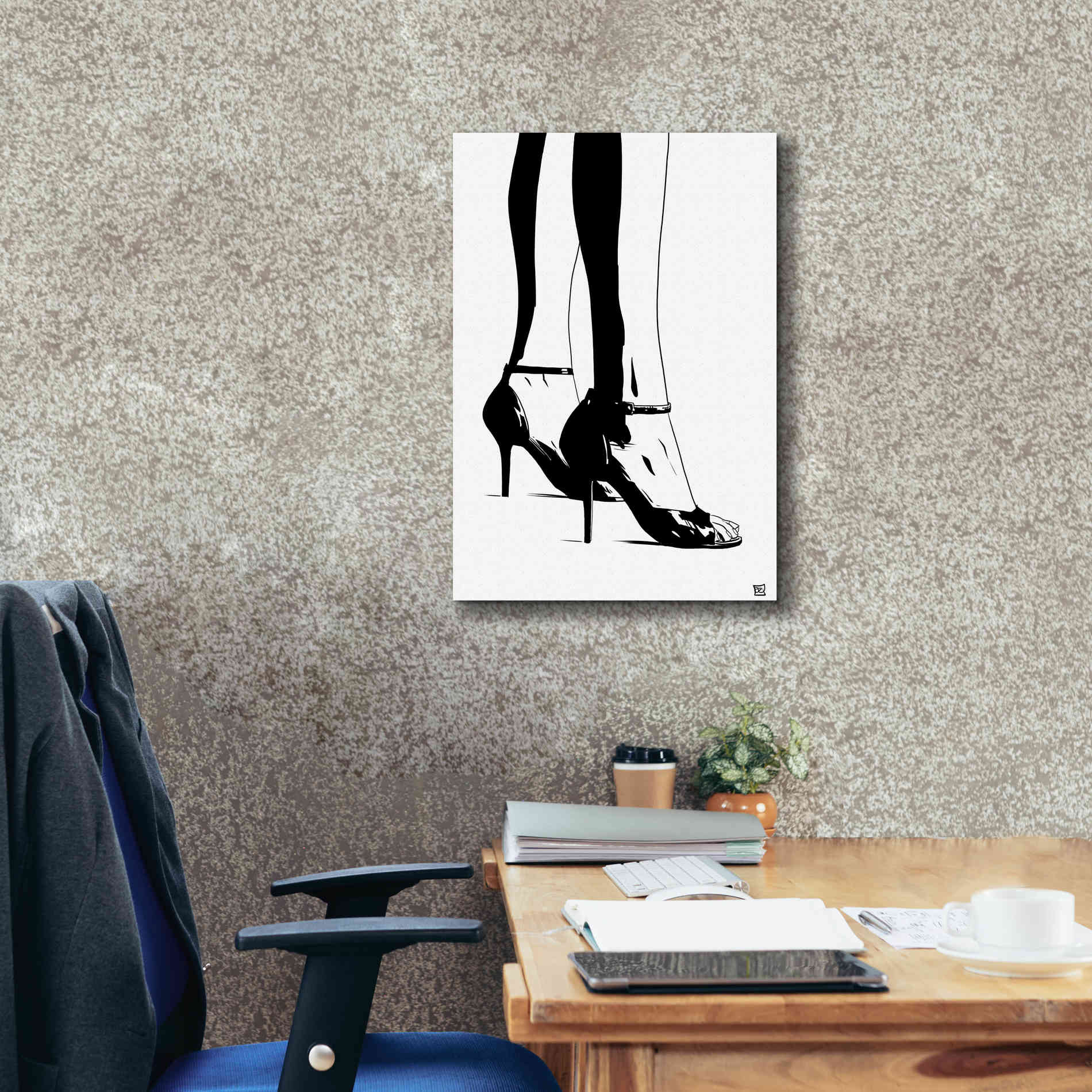 'Shoes X' by Giuseppe Cristiano, Canvas Wall Art,18 x 26
