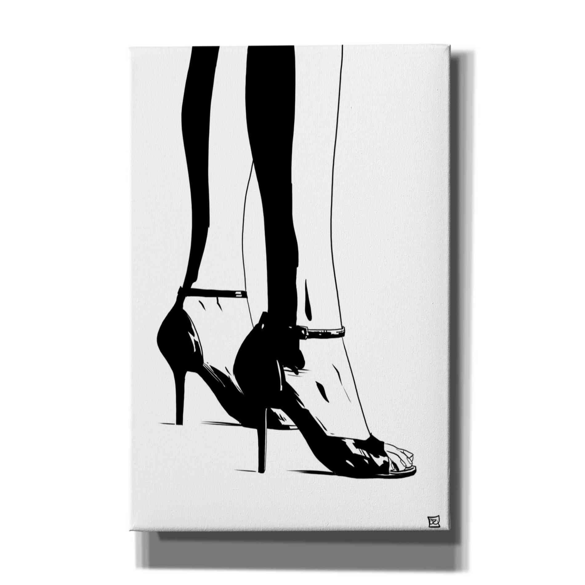 'Shoes X' by Giuseppe Cristiano, Canvas Wall Art