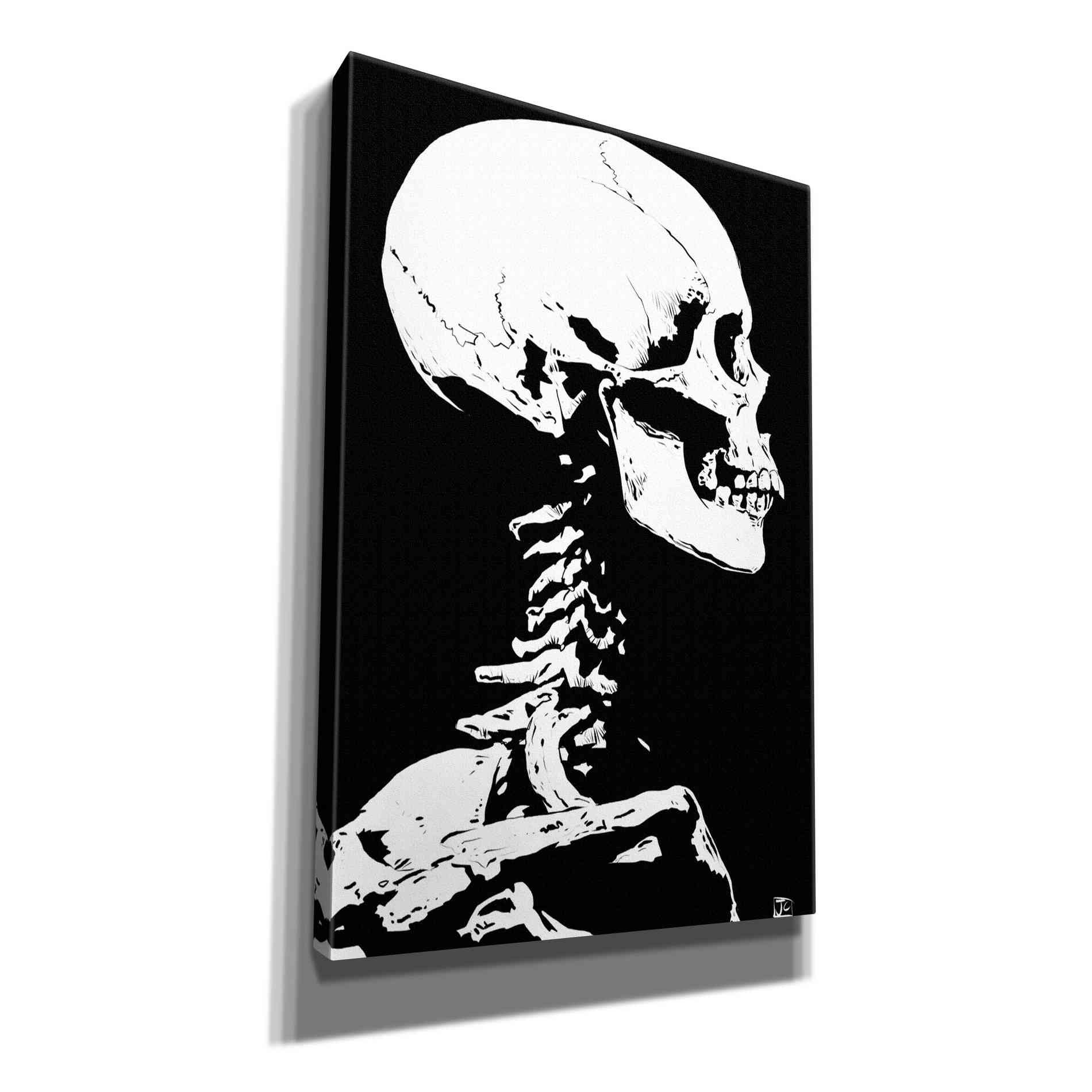 'Skeleton' by Giuseppe Cristiano, Canvas Wall Art