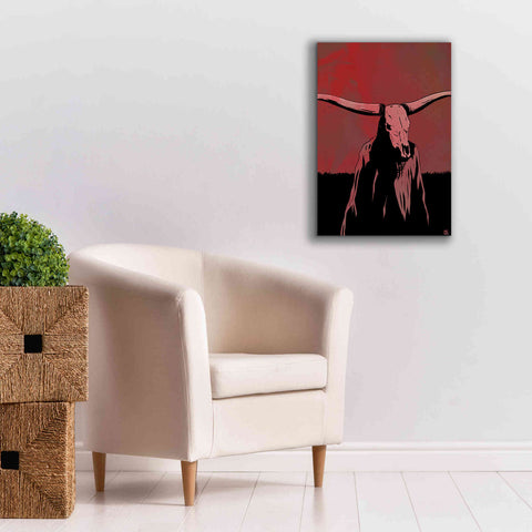 Image of 'Skull' by Giuseppe Cristiano, Canvas Wall Art,18 x 26