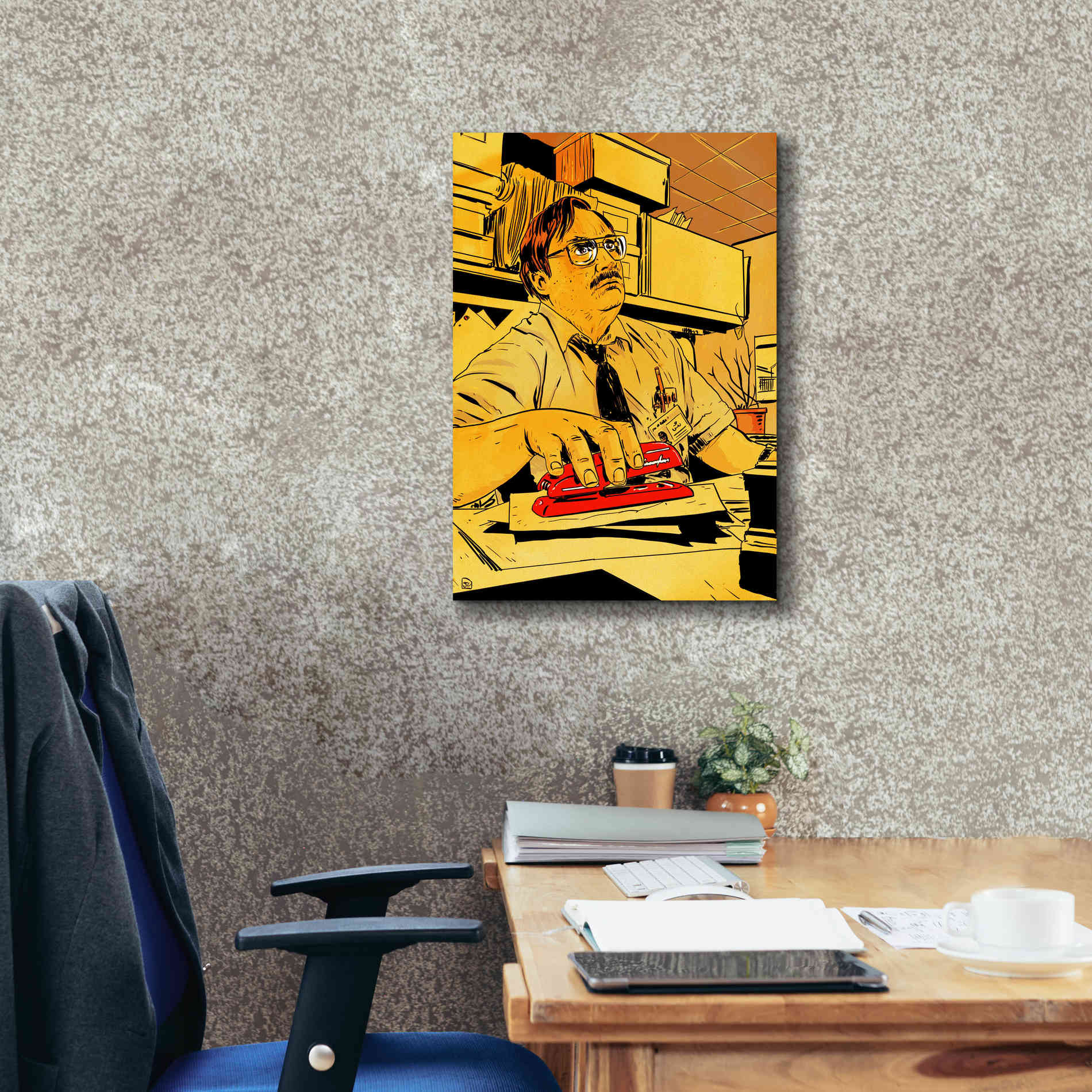 'Stapler' by Giuseppe Cristiano, Canvas Wall Art,18 x 26