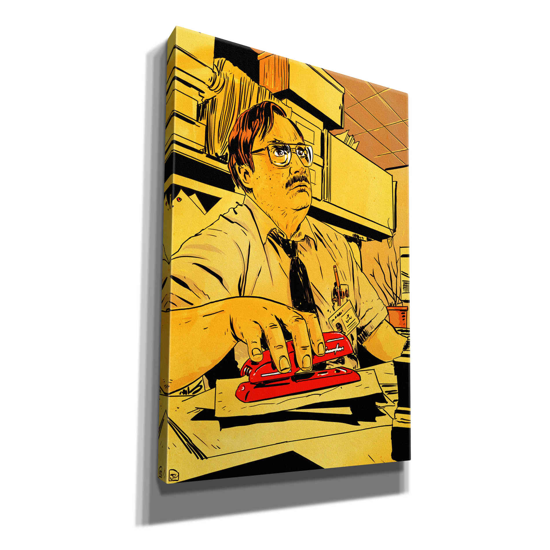 'Stapler' by Giuseppe Cristiano, Canvas Wall Art