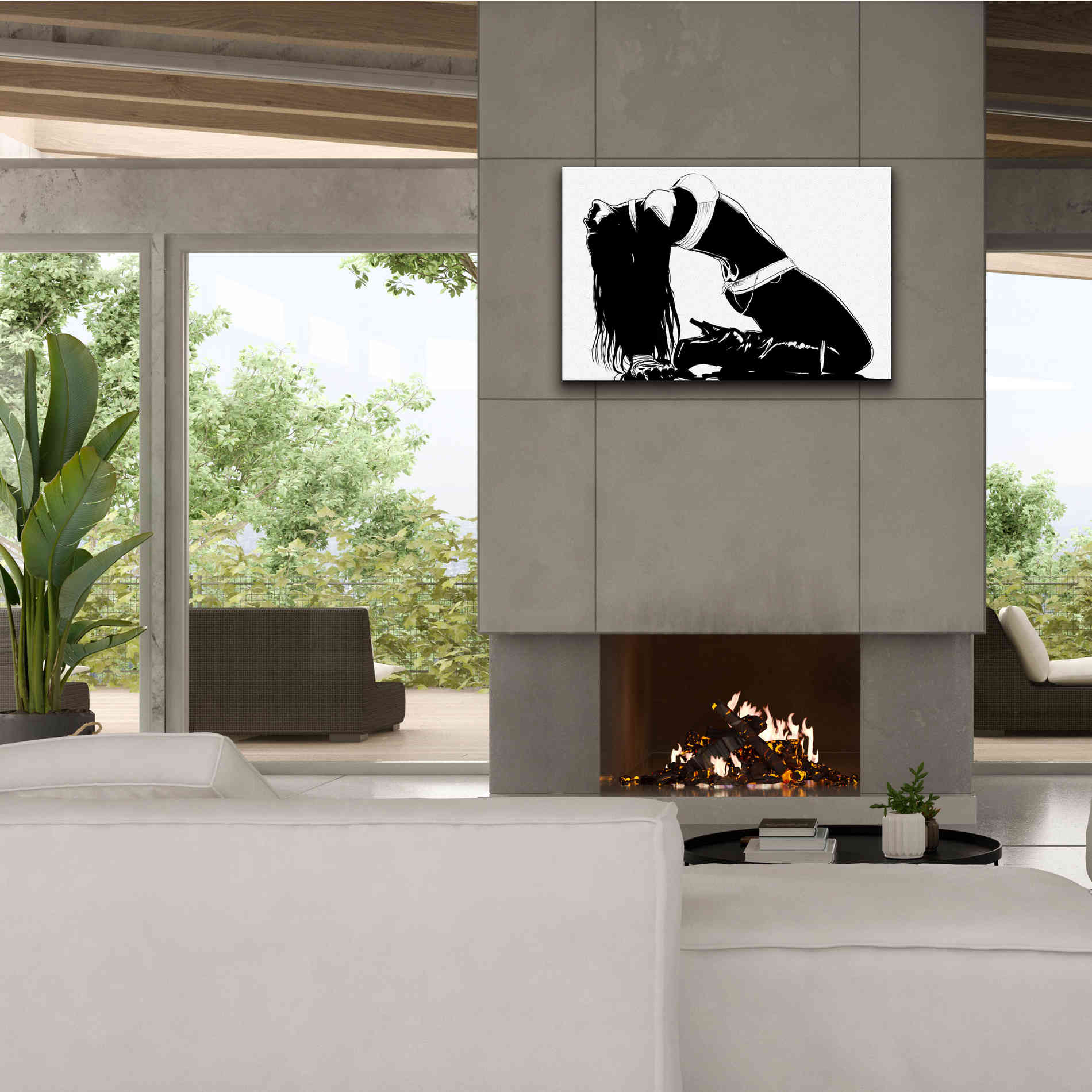 'Striking a Pose II' by Giuseppe Cristiano, Canvas Wall Art,40 x 26