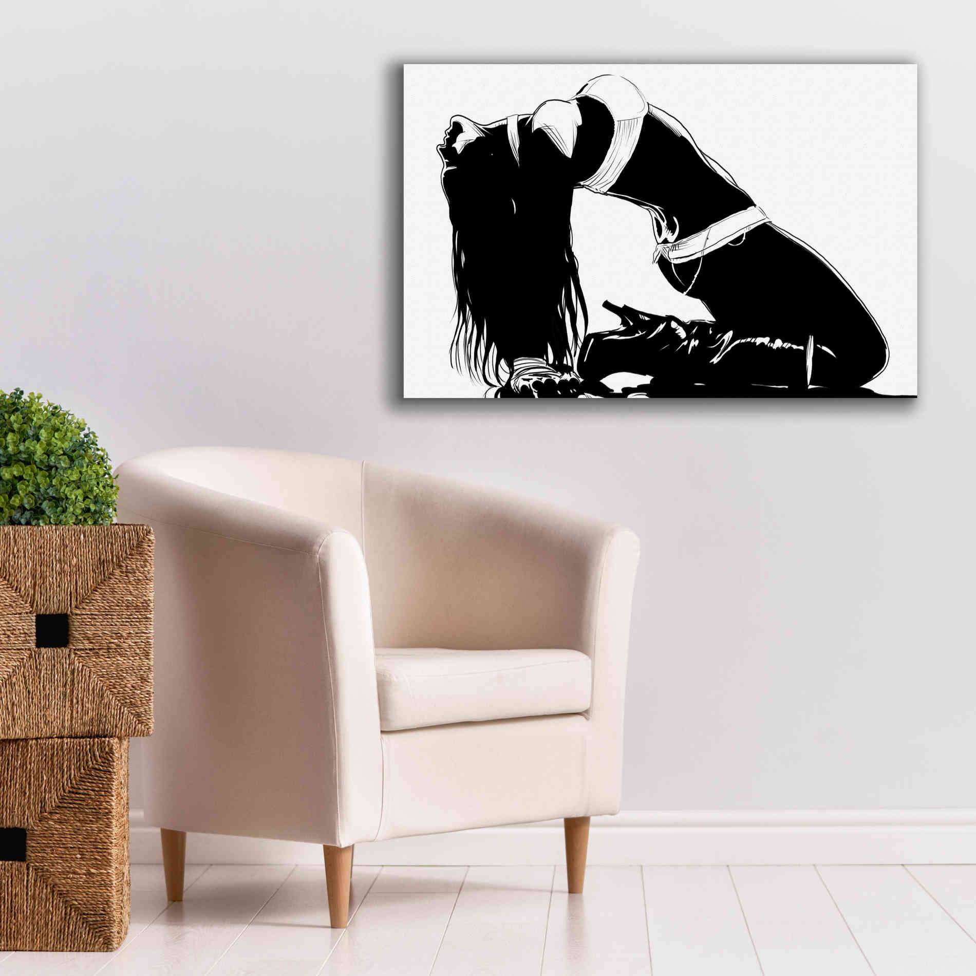 'Striking a Pose II' by Giuseppe Cristiano, Canvas Wall Art,40 x 26