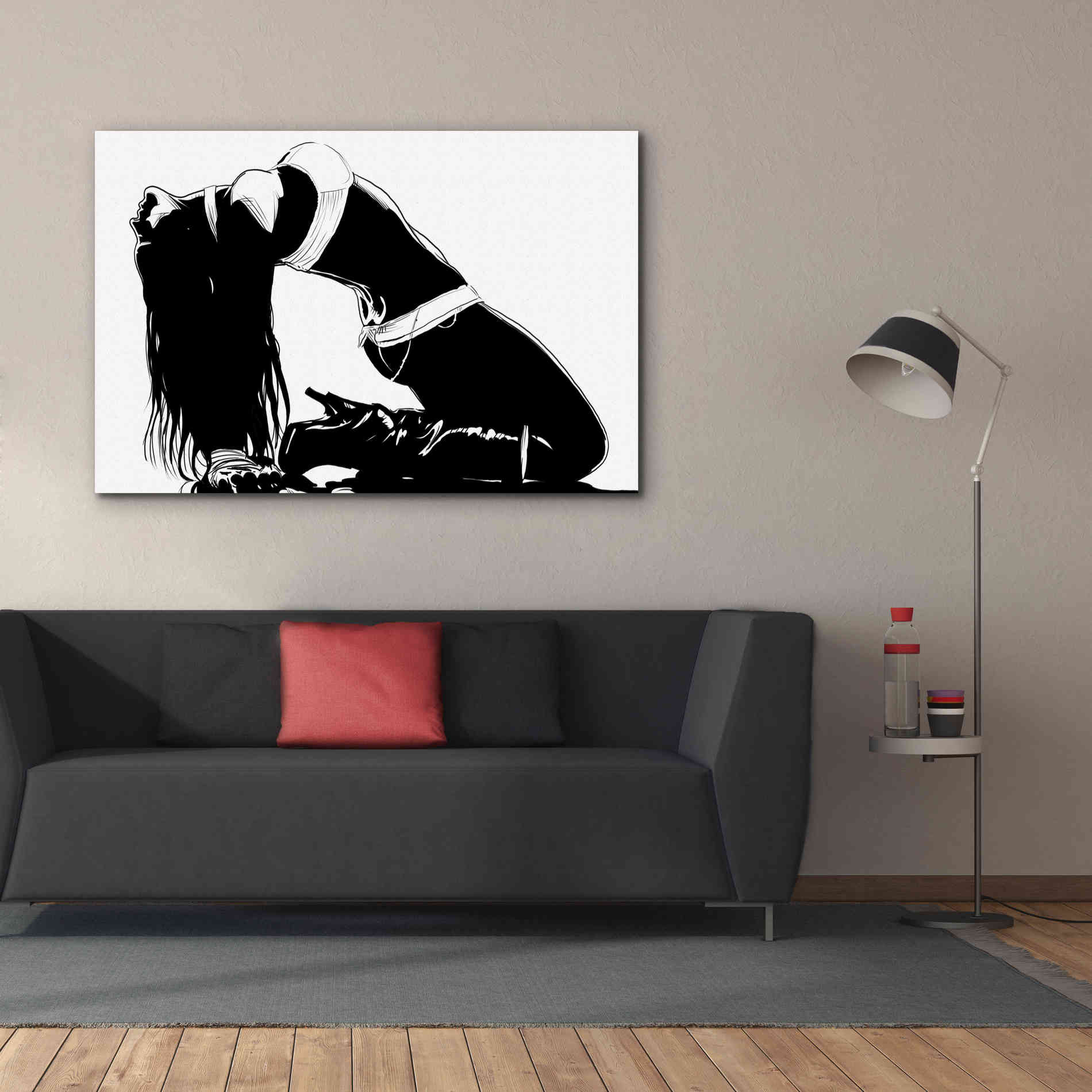 'Striking a Pose II' by Giuseppe Cristiano, Canvas Wall Art,60 x 40