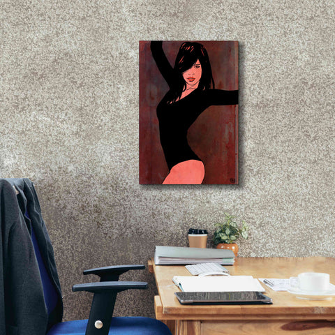 Image of 'Striking a Pose' by Giuseppe Cristiano, Canvas Wall Art,18 x 26