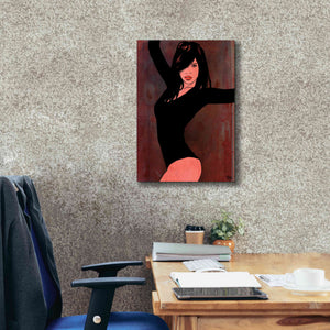 'Striking a Pose' by Giuseppe Cristiano, Canvas Wall Art,18 x 26