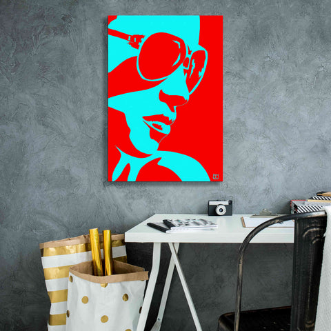 Image of 'Sunglasses' by Giuseppe Cristiano, Canvas Wall Art,18 x 26