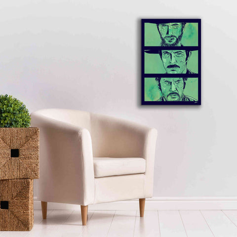 Image of 'The Good the Bad and the Ugly' by Giuseppe Cristiano, Canvas Wall Art,18 x 26