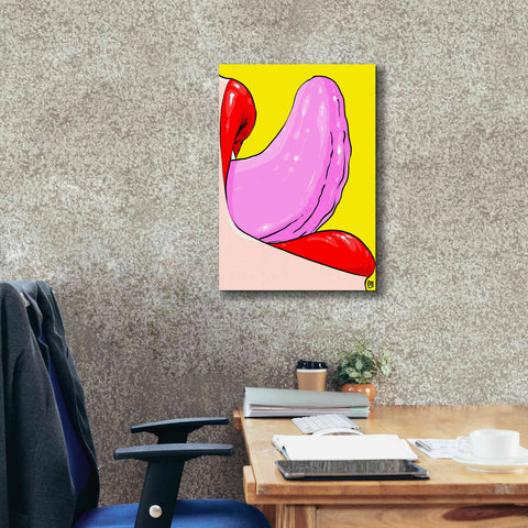 Image of 'Tongue' by Giuseppe Cristiano, Canvas Wall Art,18 x 26