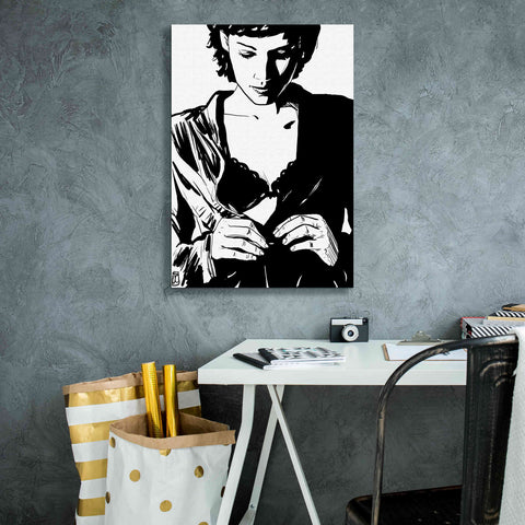 Image of 'Unbutton' by Giuseppe Cristiano, Canvas Wall Art,18 x 26