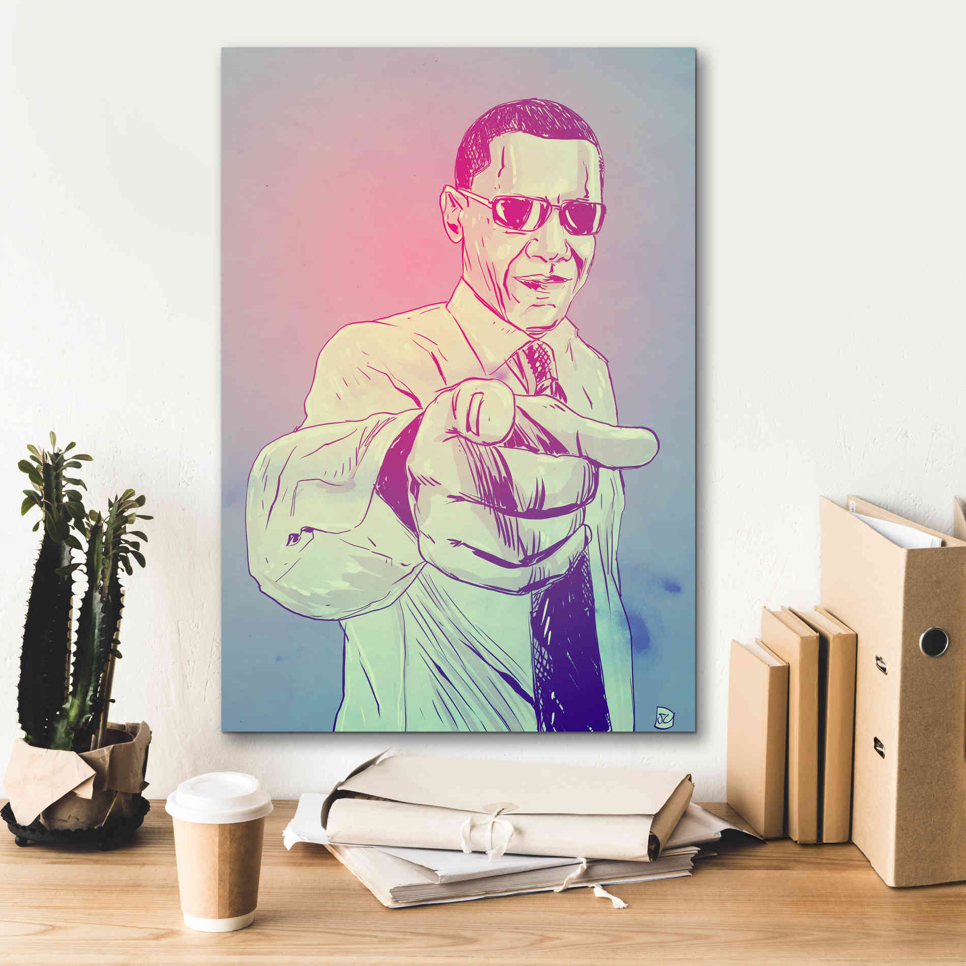 'Yes You Can' by Giuseppe Cristiano, Canvas Wall Art,18 x 26