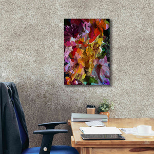 'Abstract Floral' by Shandra Smith, Canvas Wall Art,18 x 26