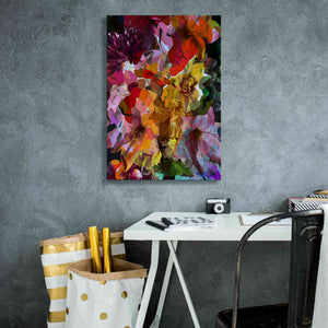 'Abstract Floral' by Shandra Smith, Canvas Wall Art,18 x 26