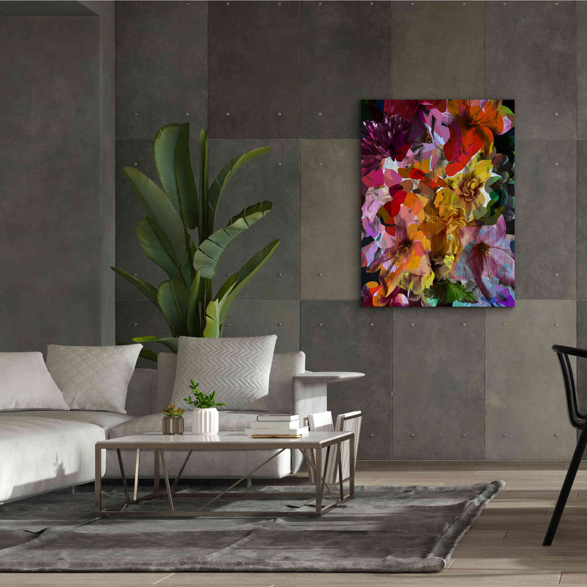 'Abstract Floral' by Shandra Smith, Canvas Wall Art,40 x 54
