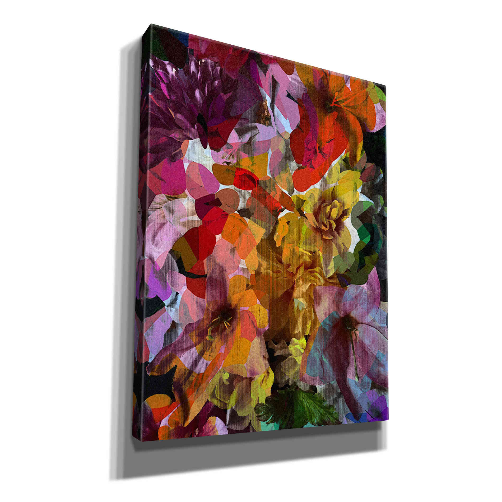 'Abstract Floral' by Shandra Smith, Canvas Wall Art,12x16x1.1x0,18x26x1.1x0,26x34x1.74x0,40x54x1.74x0