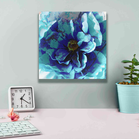 Image of 'Blue Flower' by Shandra Smith, Canvas Wall Art,12 x 12