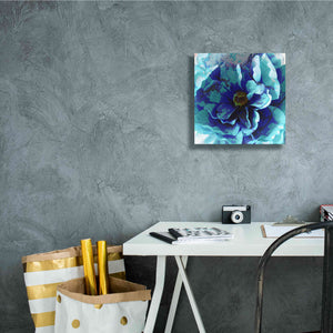 'Blue Flower' by Shandra Smith, Canvas Wall Art,12 x 12