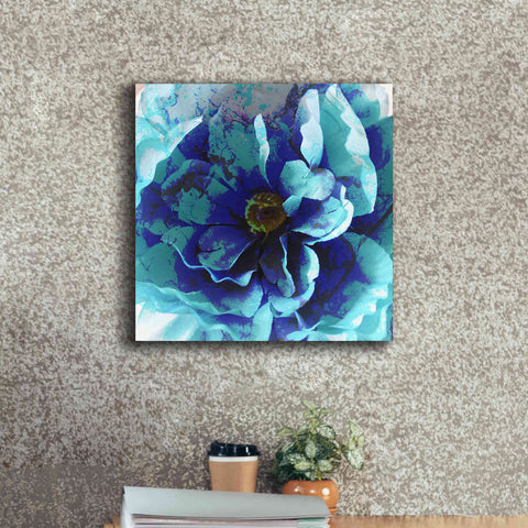 Image of 'Blue Flower' by Shandra Smith, Canvas Wall Art,18 x 18