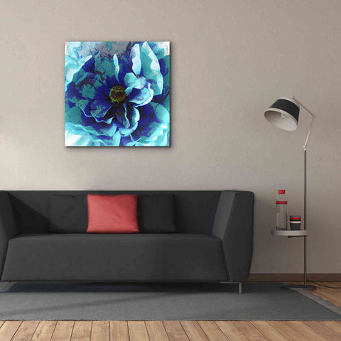 Image of 'Blue Flower' by Shandra Smith, Canvas Wall Art,37 x 37