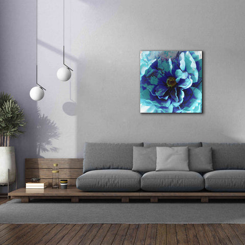 Image of 'Blue Flower' by Shandra Smith, Canvas Wall Art,37 x 37