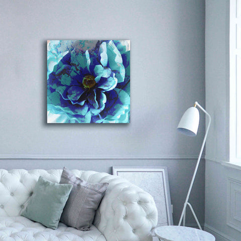 Image of 'Blue Flower' by Shandra Smith, Canvas Wall Art,37 x 37