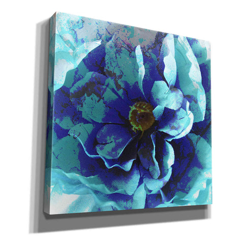Image of 'Blue Flower' by Shandra Smith, Canvas Wall Art,12x12x1.1x0,18x18x1.1x0,26x26x1.74x0,37x37x1.74x0