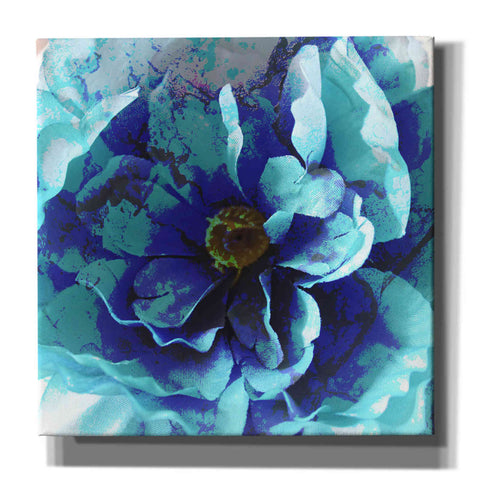 Image of 'Blue Flower' by Shandra Smith, Canvas Wall Art,12x12x1.1x0,18x18x1.1x0,26x26x1.74x0,37x37x1.74x0