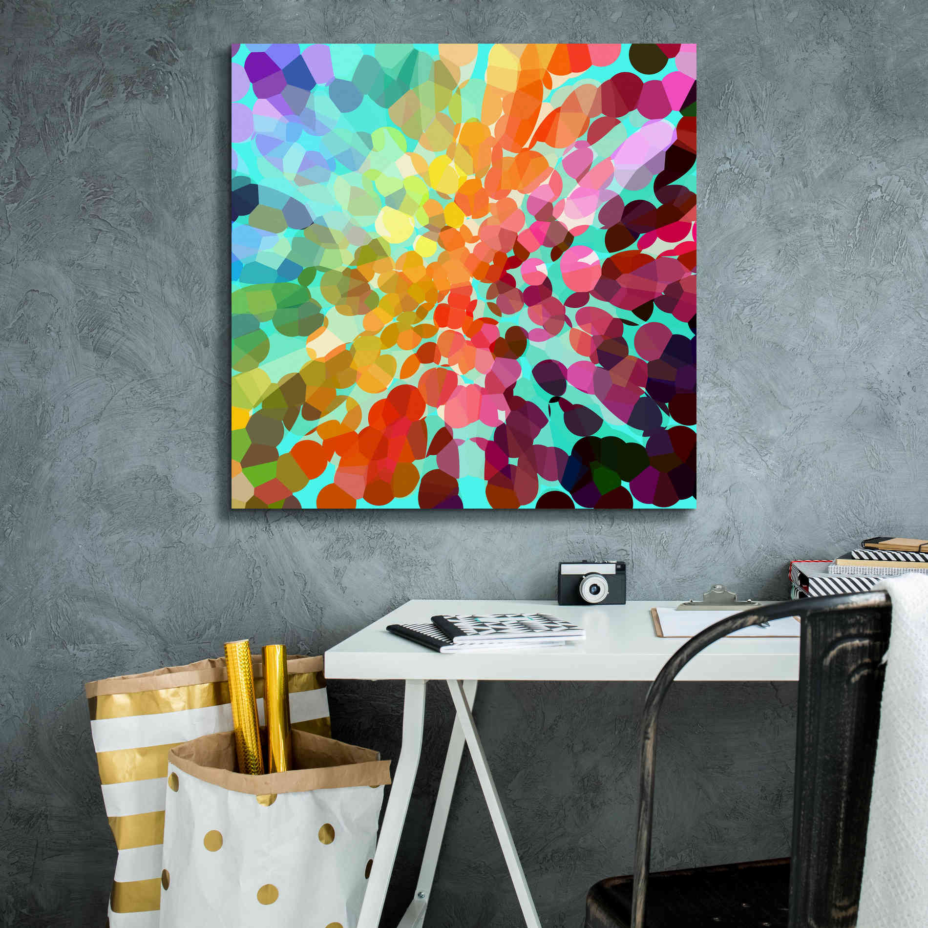 'Connect' by Shandra Smith, Canvas Wall Art,26 x 26