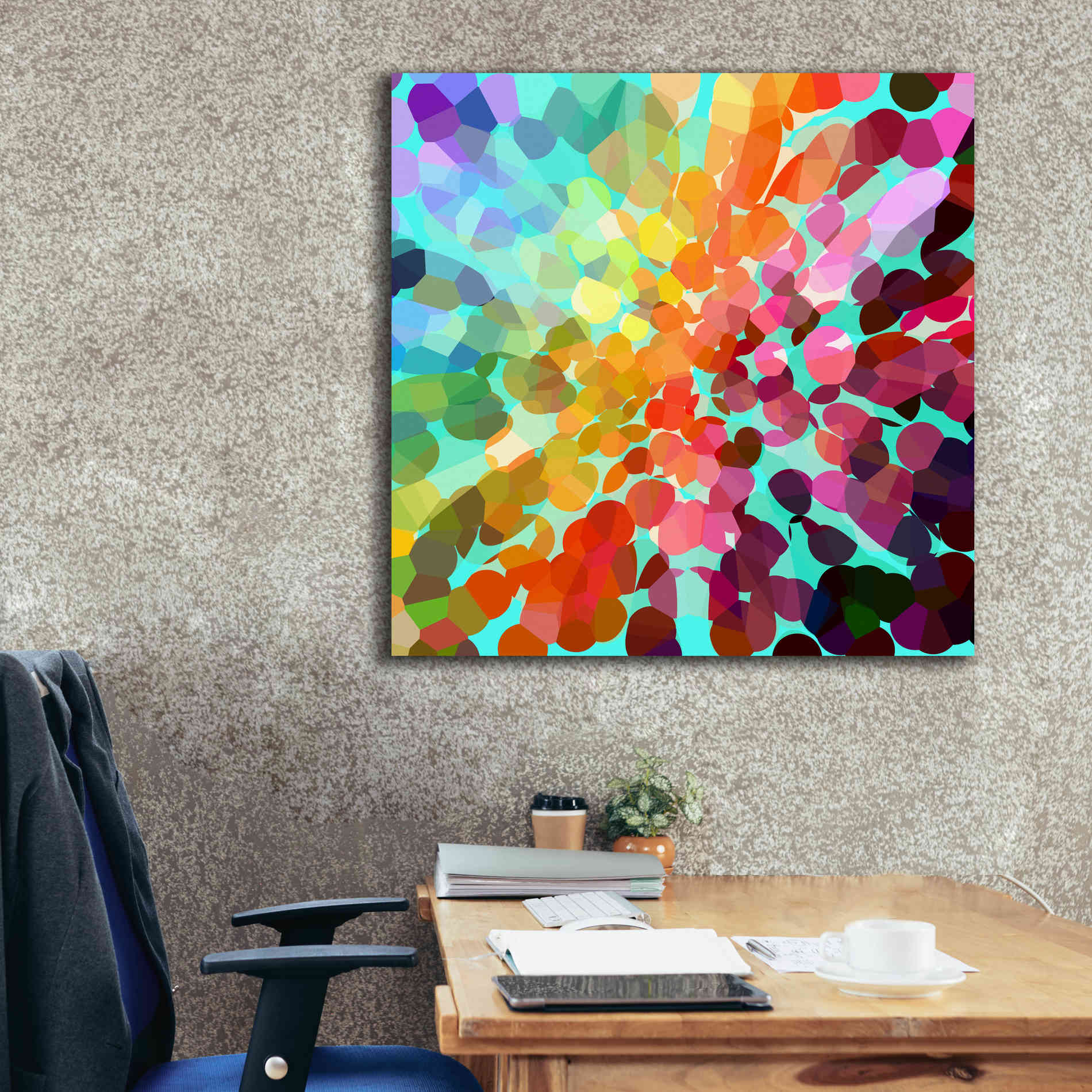 'Connect' by Shandra Smith, Canvas Wall Art,37 x 37